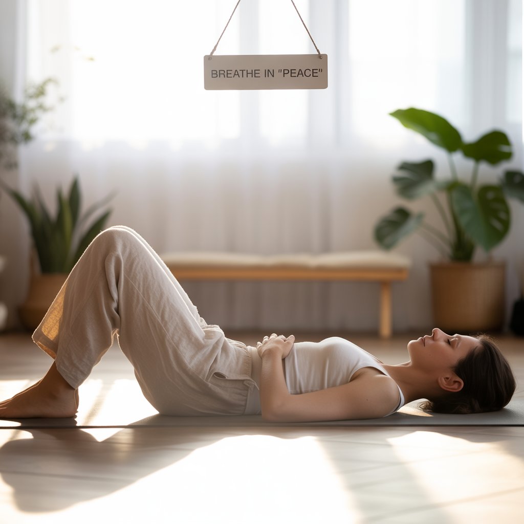 audio script for diaphragmatic breathing