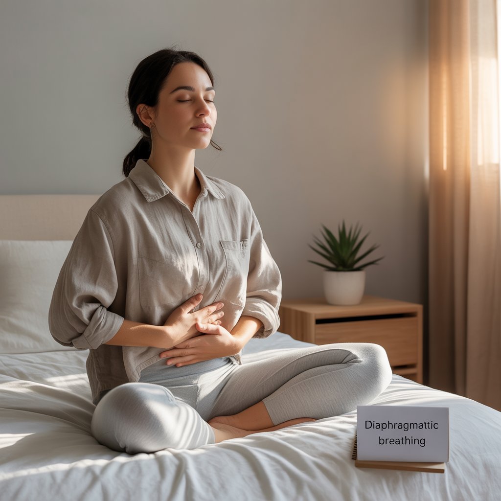 audio script for diaphragmatic breathing