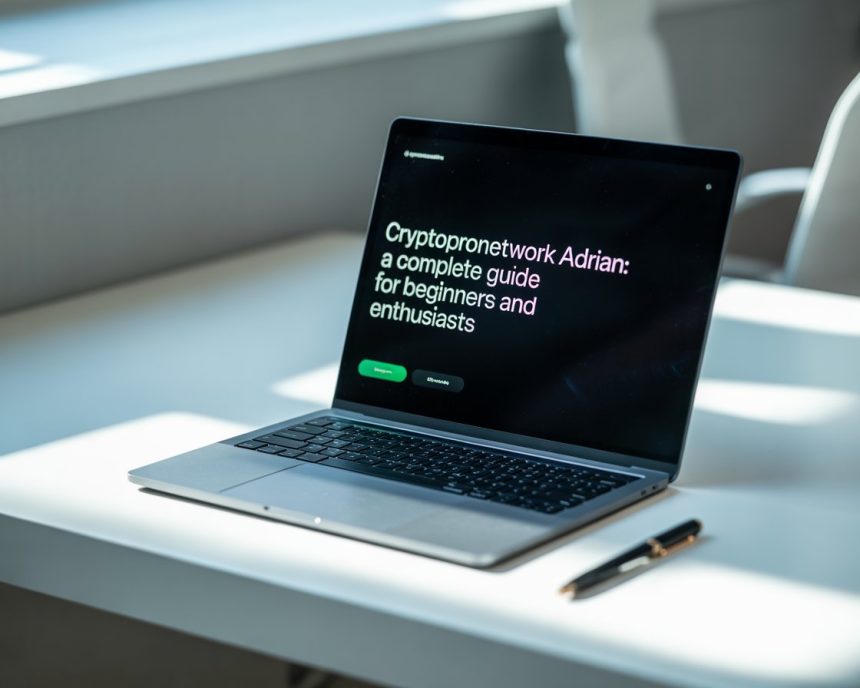 Cryptopronetwork Adrian: A Complete Guide for Beginners and Enthusiasts