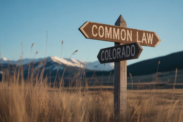 Common Law in Colorado: A Complete Guide for Everyday People