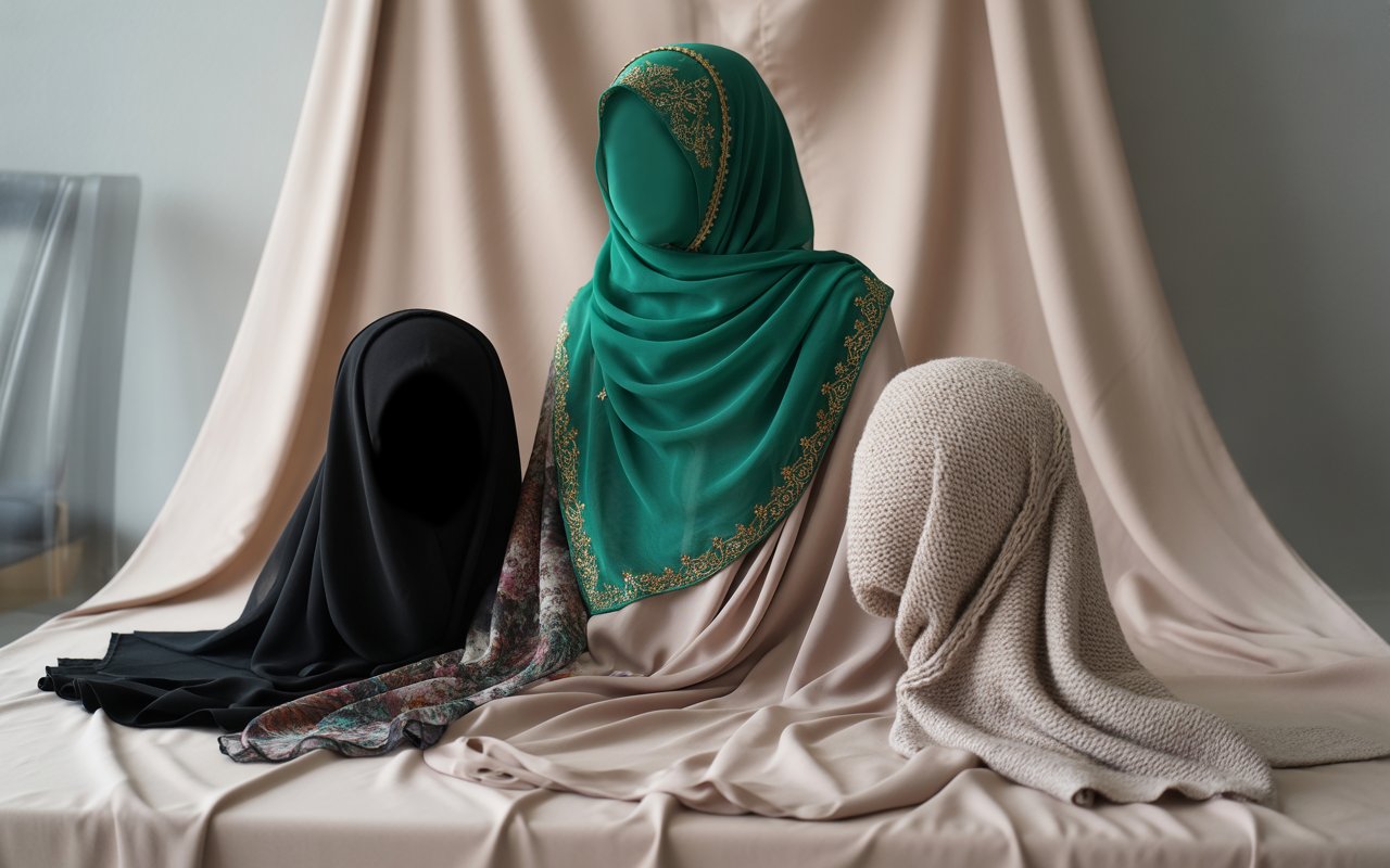 types of hijabs
