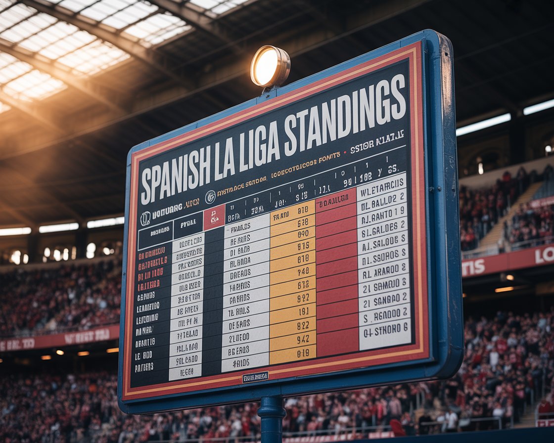 spanish la liga standings