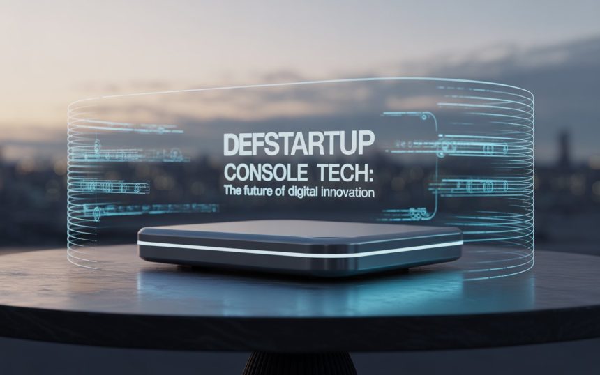 DefStartup Console Tech: The Future of Digital Innovation
