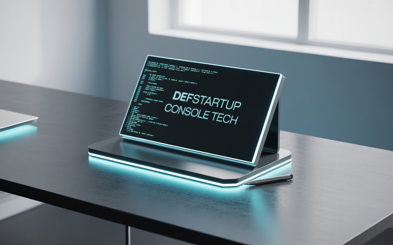 defstartup console tech