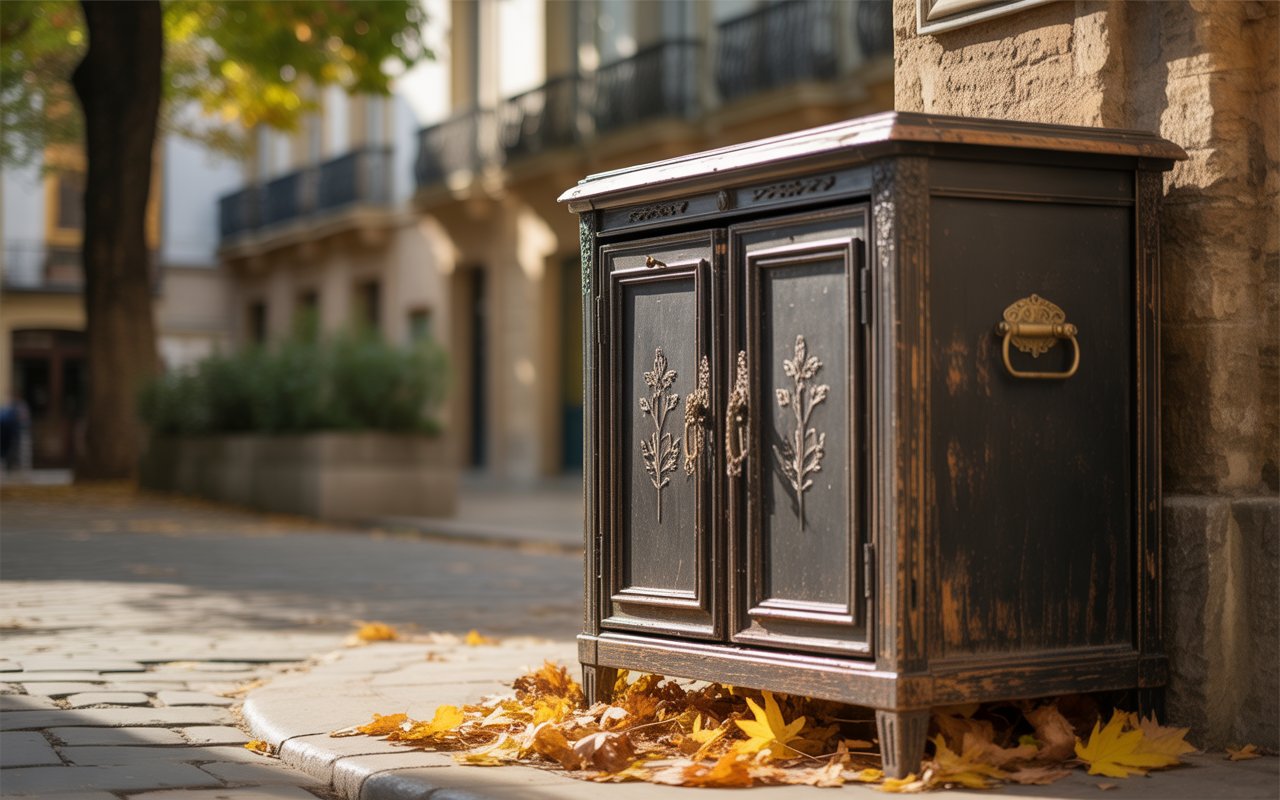 trash can cabinet