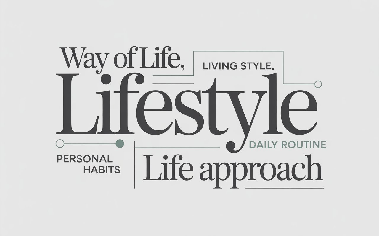 lifestyle synonym