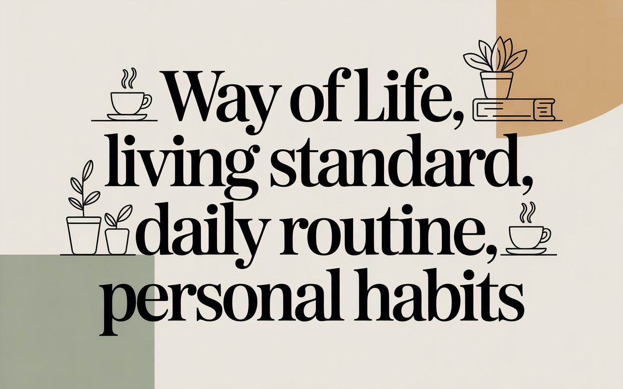 lifestyle synonym