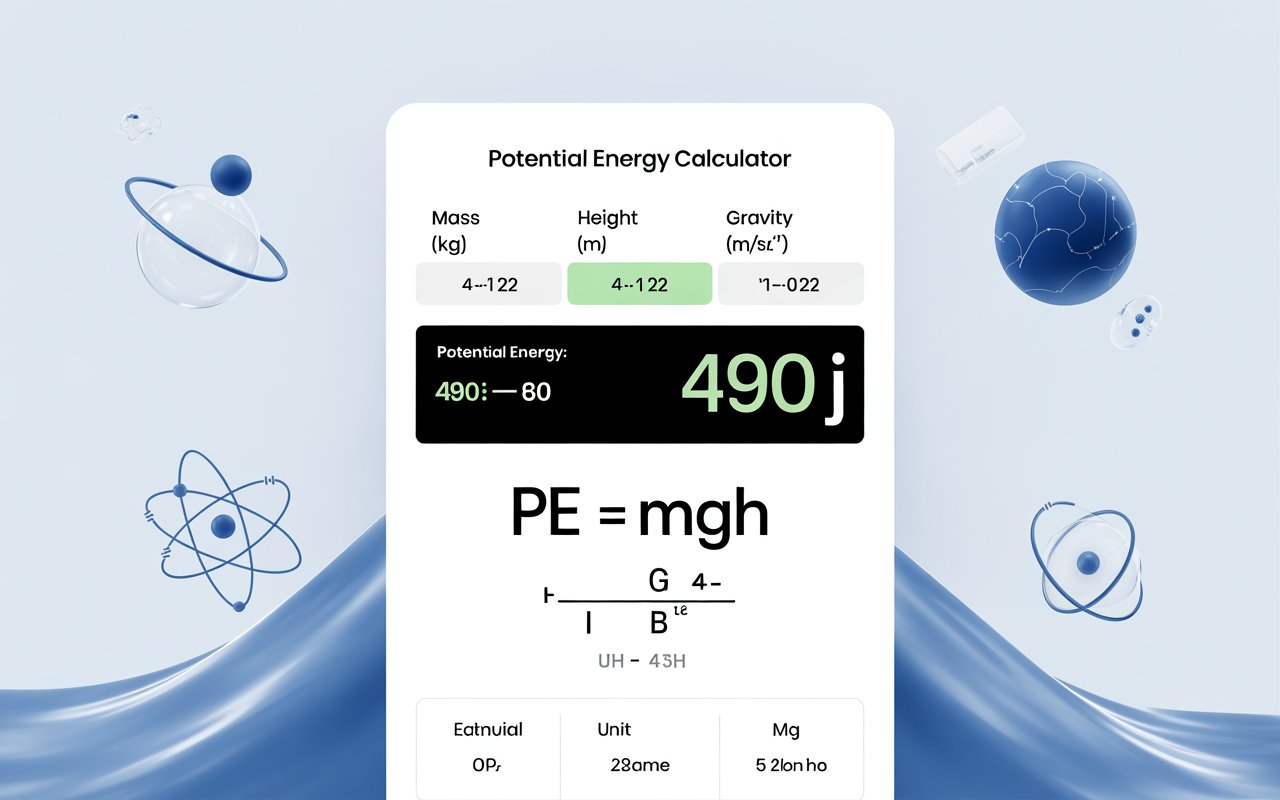 potential energy calculator
