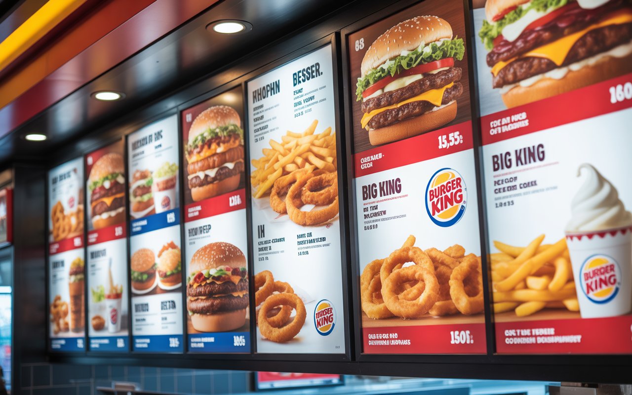burger king menu