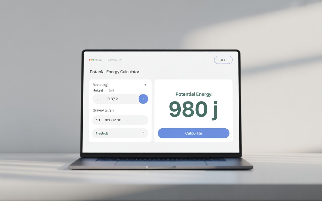 potential energy calculator