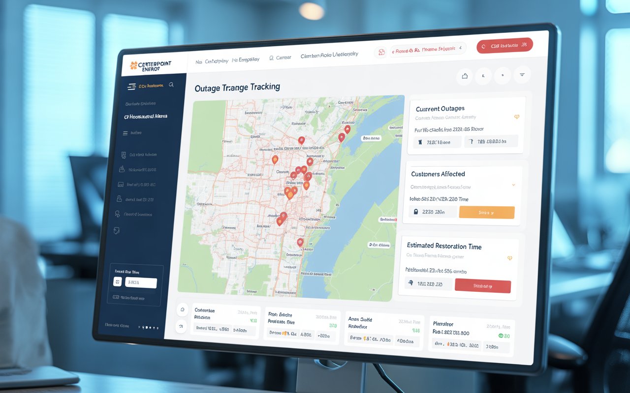 centerpoint energy outage tracker