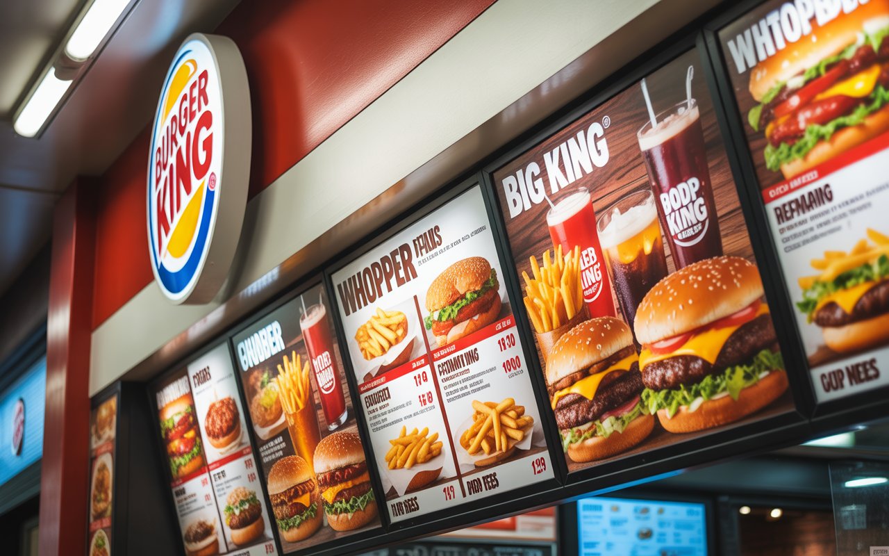 burger king menu