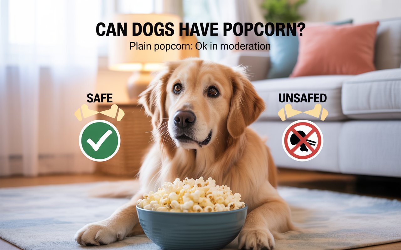 can dogs have popcorn