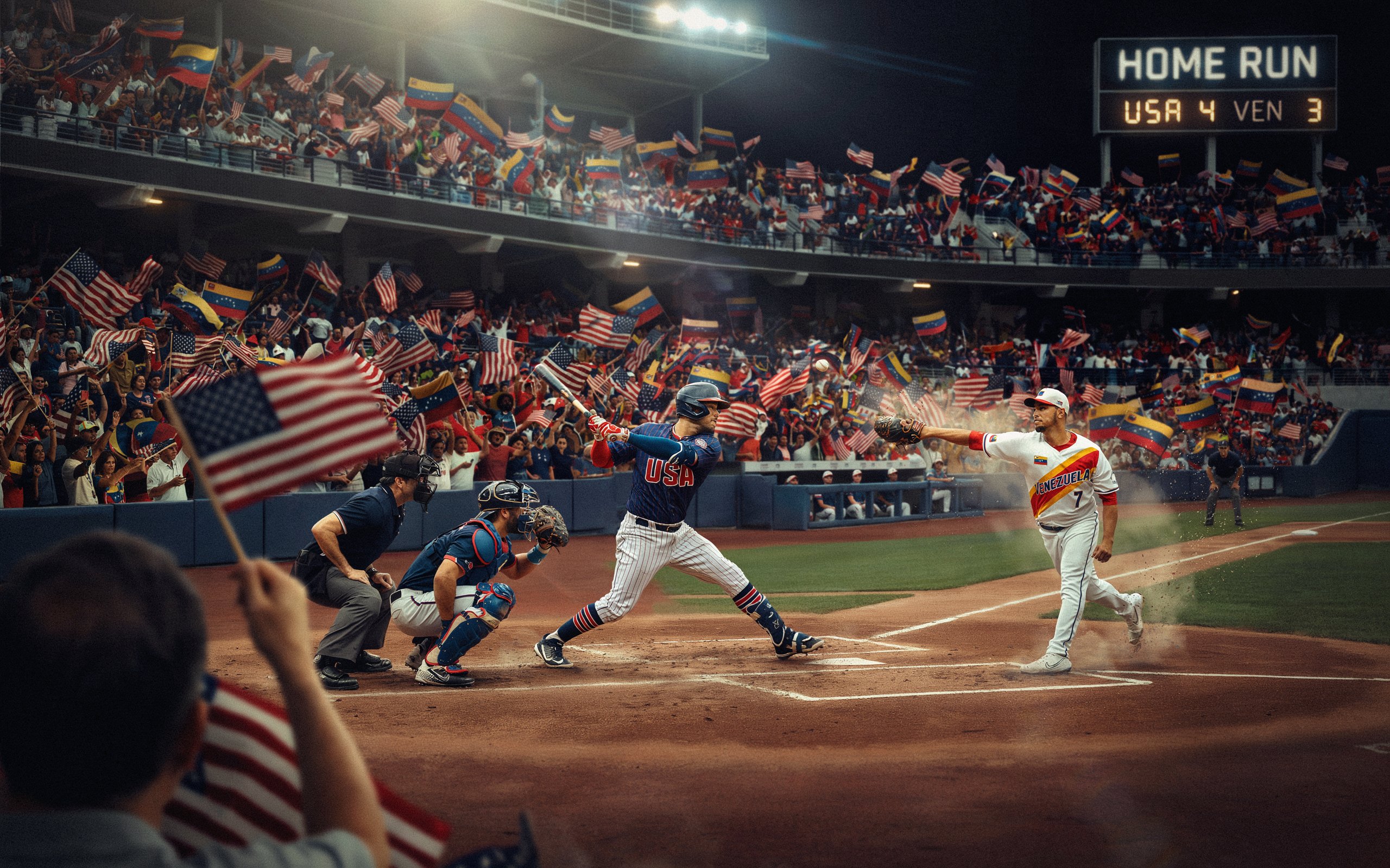 USA vs Venezuela Baseball