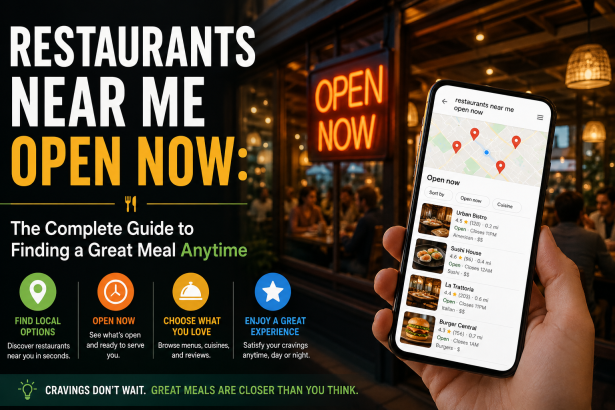 restaurants near me open now