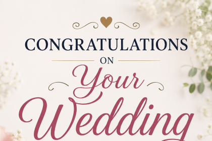 congratulations on your wedding