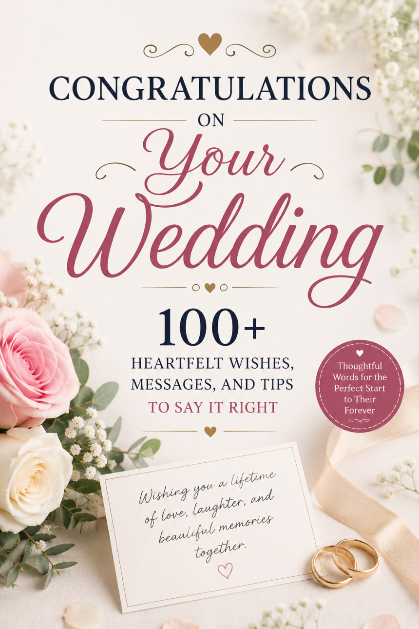 congratulations on your wedding