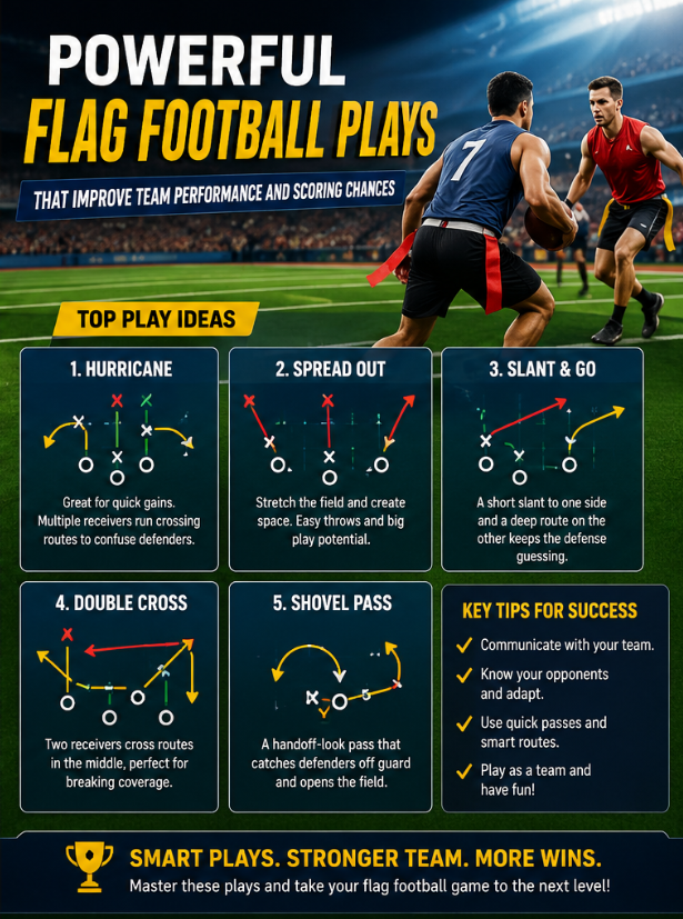 flag football plays
