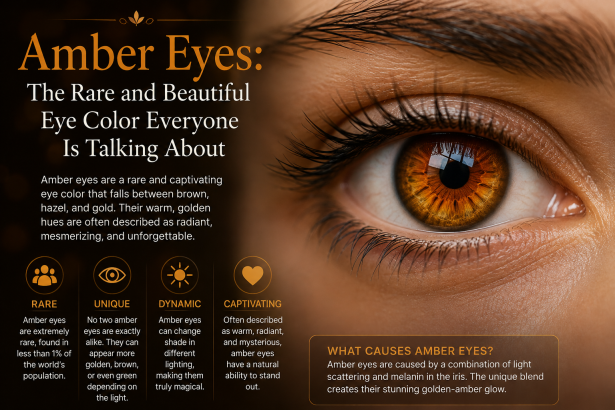 amber eyes